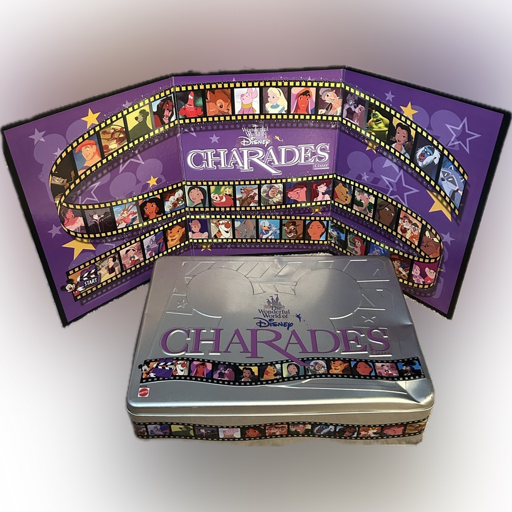 Wonderful World of Walt Disney Charades Mattel Collectors Tin 1999